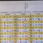 Lesson Attendance Sheet & Payment Tracker